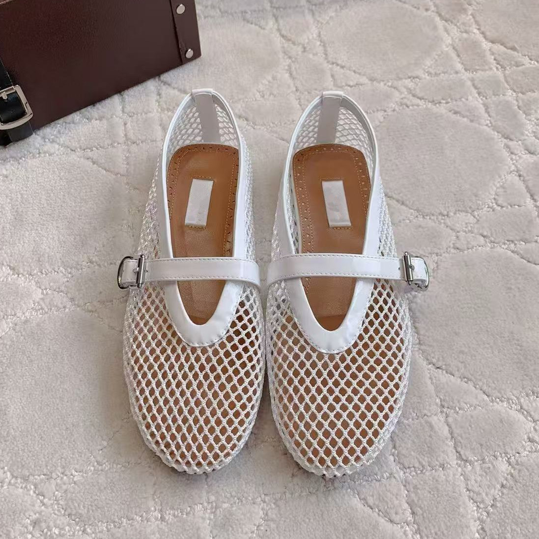 Sepatu Wanita Model Mary Jane  - Fishing Net ulasan dan harga