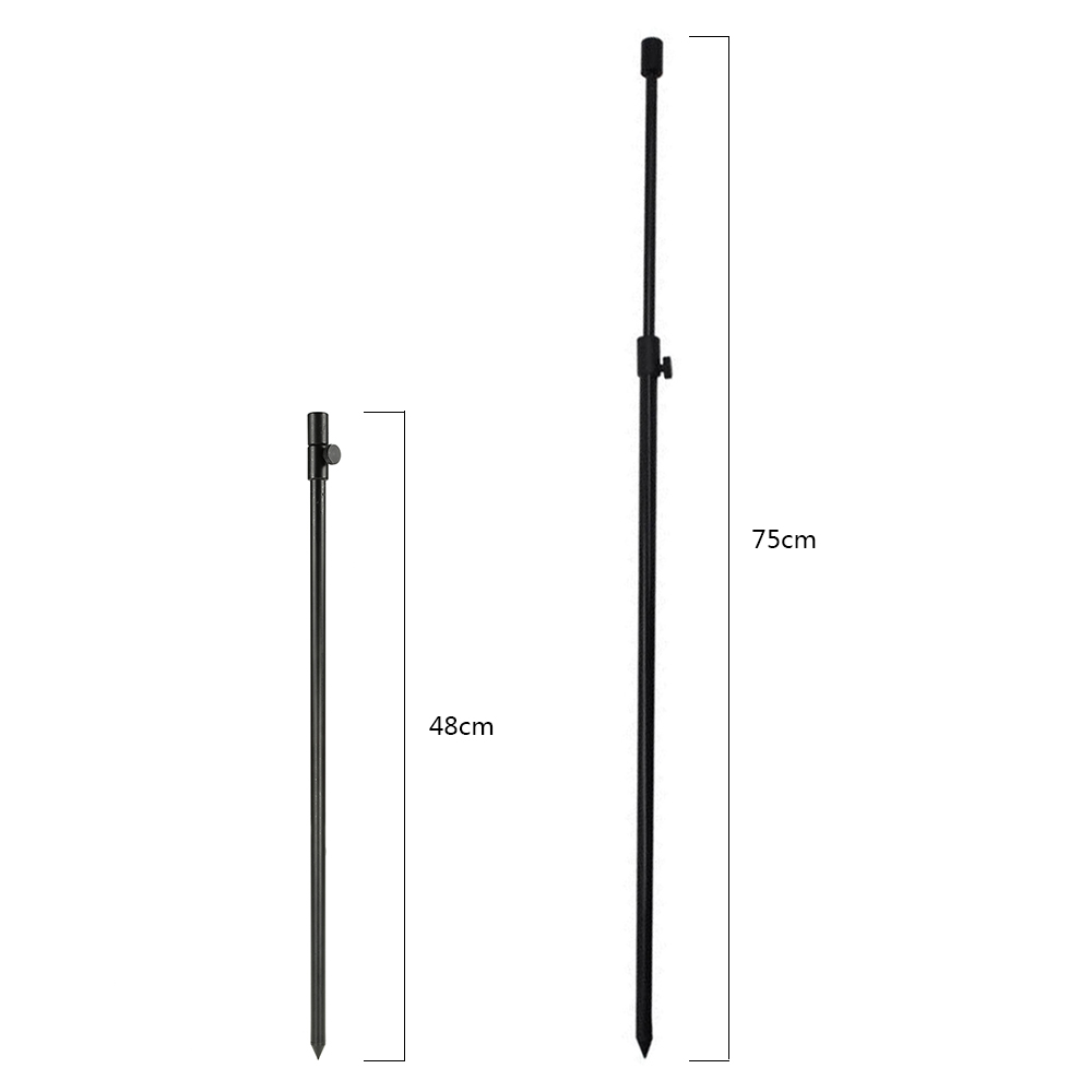 48-75cm stik pancing logam cam - Fishing Rod Pod ulasan dan harga