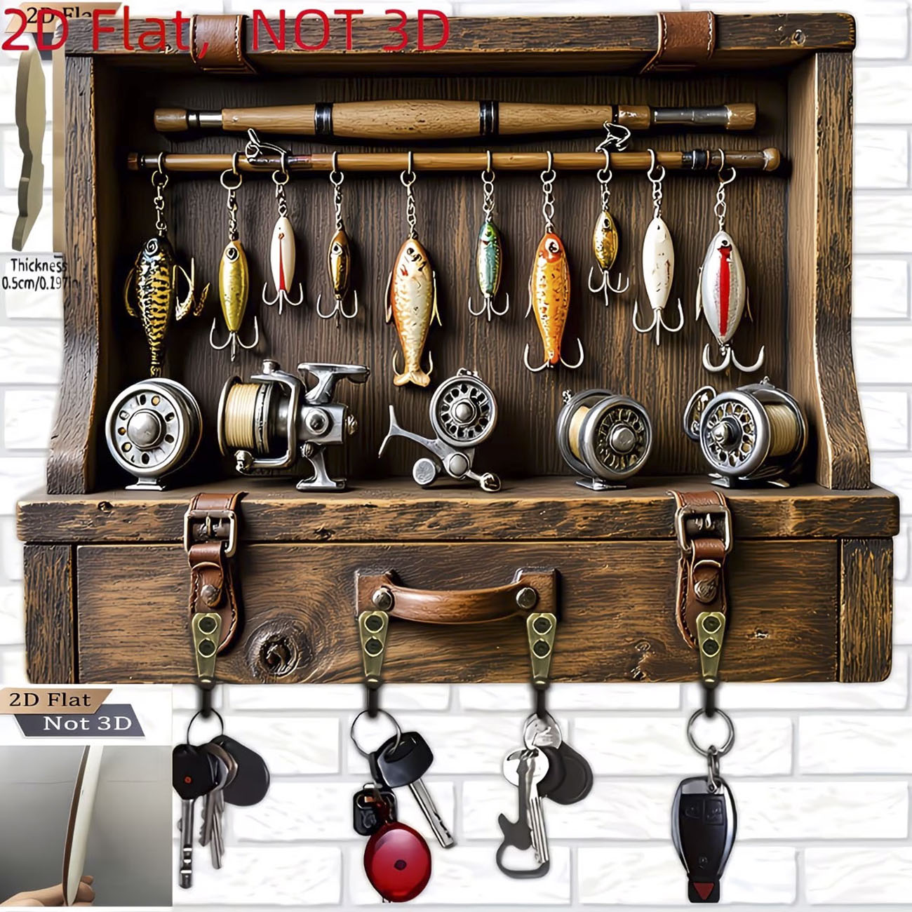 Gantungan Kunci Umpan Pancing  - Fishing Quest ulasan dan harga