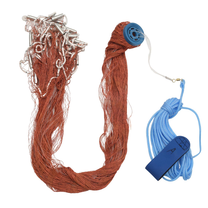 Jaring Ikan Lempar Tangan Amer - Fishing Net ulasan dan harga