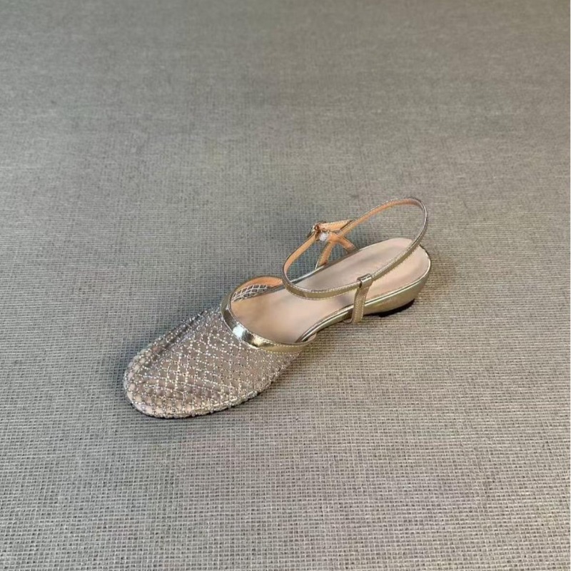 Sandal Wanita Model Baotou Ber - Fishing Net ulasan dan harga